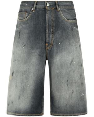 Acne Studios Denim Bermuda Shorts - Gray