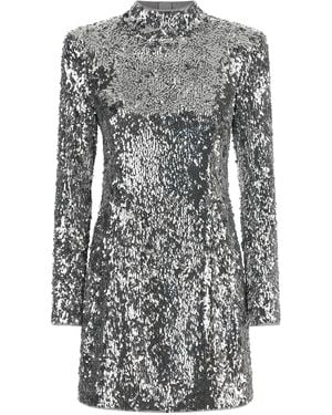 Balmain Sequin Dress - Gray