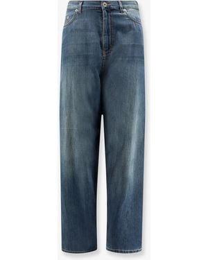 Dior Dior Light Denim Jeans With Vintage Effect - Blue