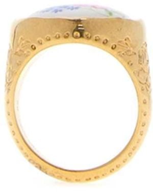 Chloé Bloomcraft Metal Ring - Metallic