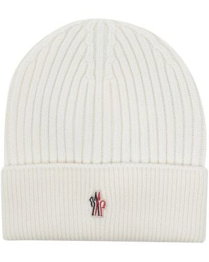 Moncler Logo Hat - White