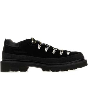 DSquared² Dsquared Suede Lace-Up Shoes - Black
