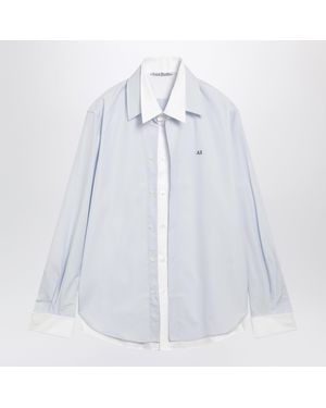 Acne Studios Layered Poplin Button-Up Shirt - White