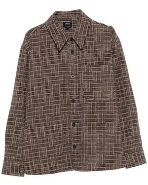 A.P.C. Jackets - Brown