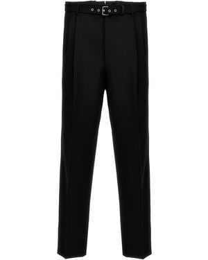 Prada Wool Tailored Pants - Black