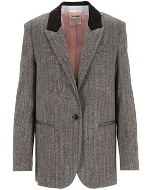 forte_forte Forte_Forte "Jaspe" Blazer - Gray