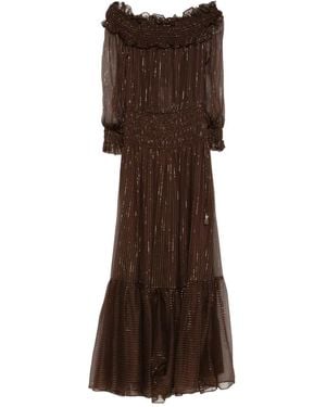 Self-Portrait Gowns - Brown