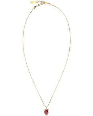 Saint Laurent Tone Mini Metal Necklace For - White