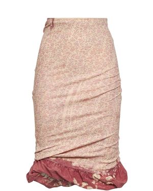 DIESEL O-Pale Midi Skir - Pink