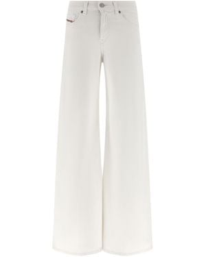 DIESEL 1978 D-Akemi Flared Jeans - White