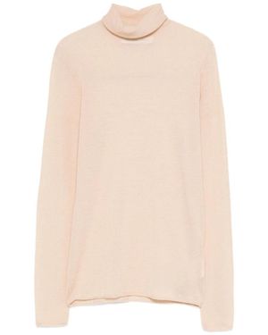 Carven Neutral Sweaters - Natural