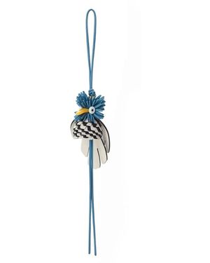 Loewe Paula's Ibiza "Hoopoe Bird" Pendant - Blue