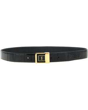 Saint Laurent 'Cassandre' Belt - Black