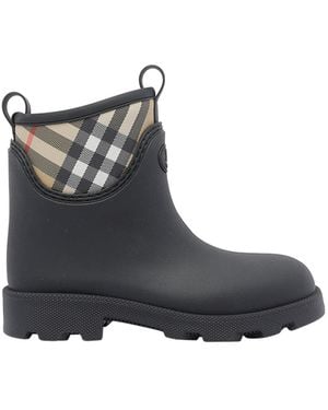 ブーツその他 Burberry BOOTS (8092586 A1189) Burberry Creeper Leather Chelsea Boots, Brand Size 40 (US