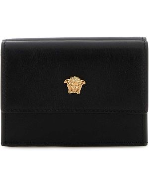 Versace Leather Wallet - Black