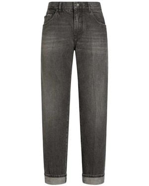 Dolce & Gabbana Dolce & Gabbana Denim Pants - Gray
