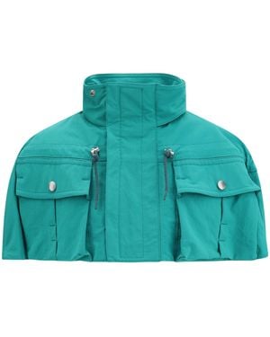 Prada Nylon Cape - Green
