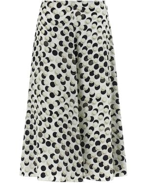 Fendi Polka Dot Skirt - White