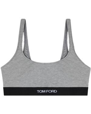 Tom Ford Modal Signature Bralette - Gray