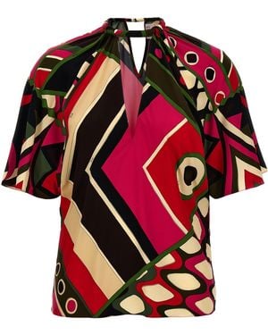 PUCCI 'Vivara' Top - Red