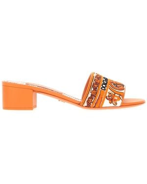 Dolce & Gabbana Dolce&Gabbana Shoes Slippers - Orange