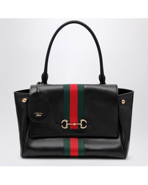 Gucci Paparazzo Medium Top-Handle Bag - Black