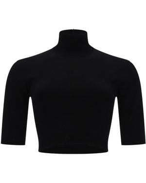 Max Mara Top Dolcevita "Canale" - Black