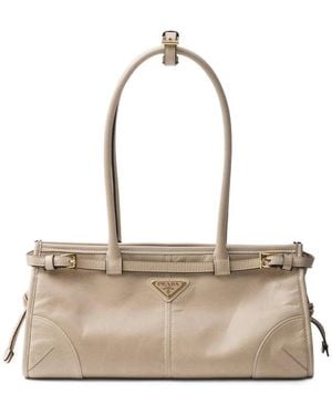 Prada Neutrals Tote Bags - Natural