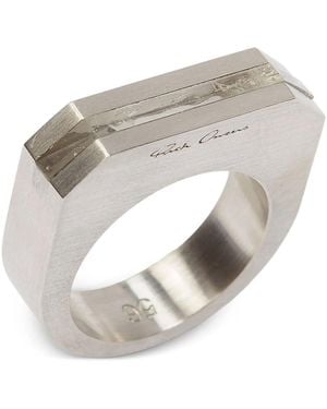 Rick Owens 'Crystal Hollywood' Ring - White