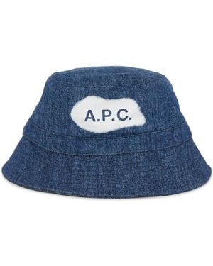 A.P.C. Accessories Hats & Headbands - Blue