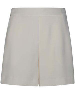 P.A.R.O.S.H. 'Panty' Cream Polyester Shorts - Gray