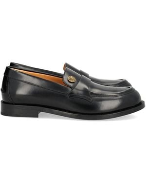 Versace Manu Moccasins - Black