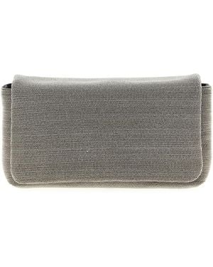 Brunello Cucinelli 'Monile' Crossbody Bag - Gray