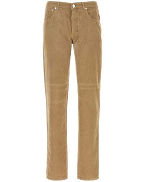 Brunello Cucinelli Five-Pocket Cotton Corduroy Pants - Natural