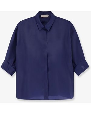 Alberta Ferretti Silk Shirt - Blue