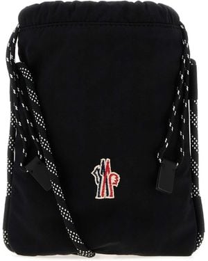 Moncler Makaio Mini Crossbody Bag With Adjustable Strap - Black