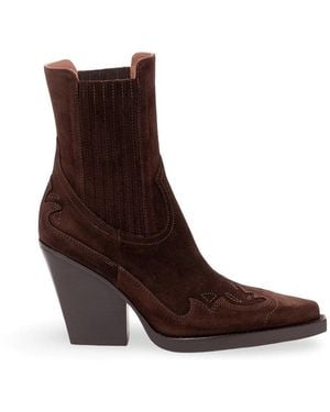 Paris Texas 'Dallas' Boots - Brown
