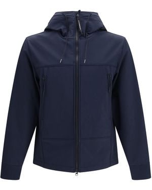 C.P. Company C.P. Shell-R Goggle Jacket - Blue