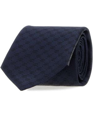 Gucci Silk Tie - Blue