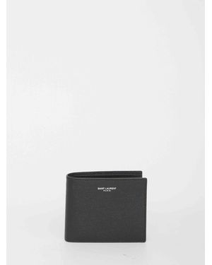 Saint Laurent East/West Wallet - White