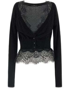 Ermano Scervino Ermanno Scervino Lace Cardigan - Black