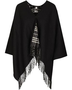 Burberry Reversible Cape - Black