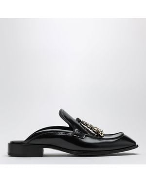 Loewe Edge Mule Loafers - Black