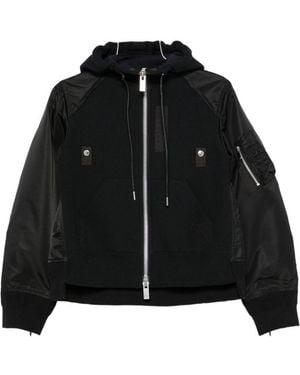 Sacai Sweatshirts - Black