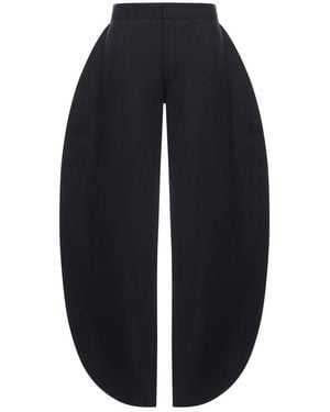 Alaïa Petal Cotton Pants - Blue