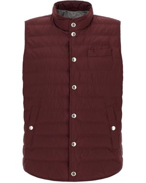Brunello Cucinelli Techno Fabric Vest - Purple
