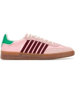 DSquared² Pink Nylon Boxer Sneakers