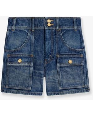 Celine Denim Shorts - Blue