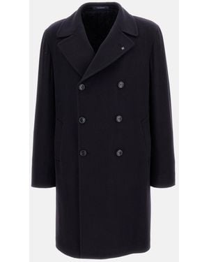 Tagliatore Bruce Long Unlined Coat - Blue