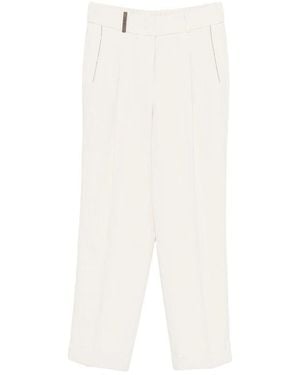 Peserico Neutrals Pants - White